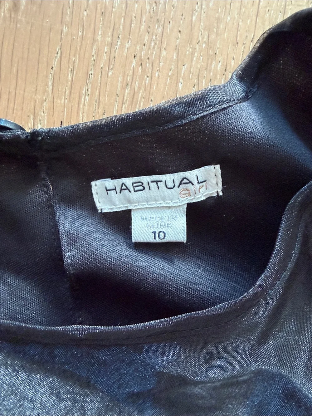 Habitual Black Ruffle Tiered Dress for Girls